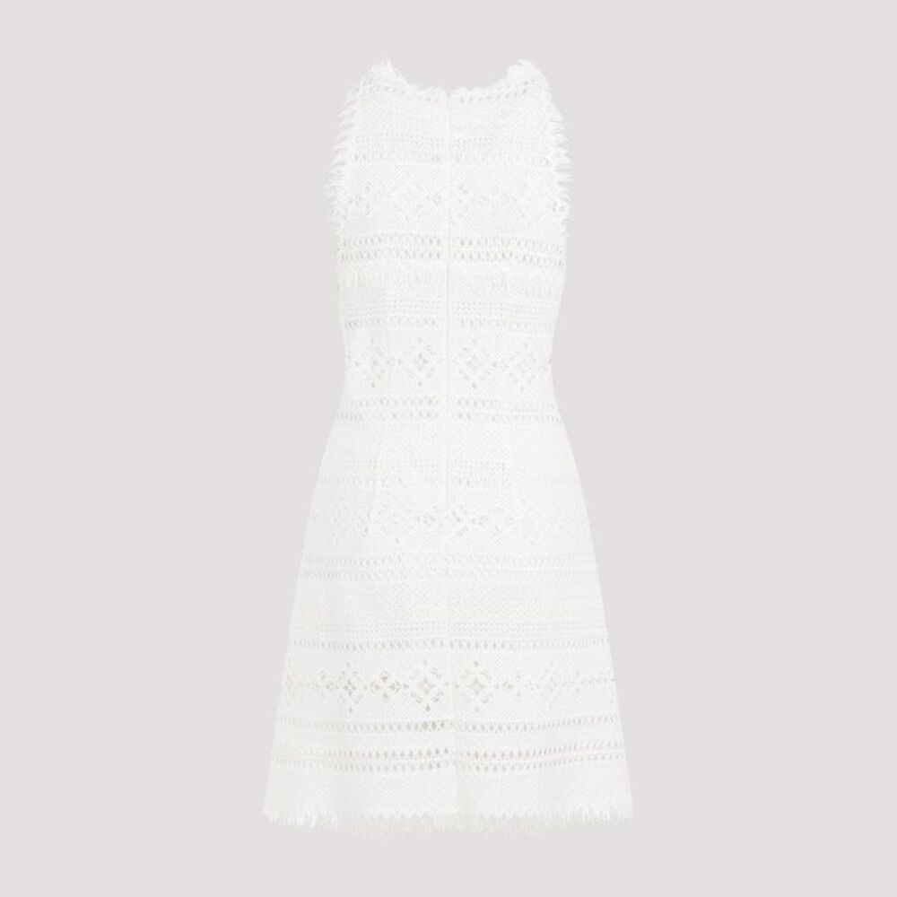 ERMANNO SCERVINO Lace Detail Sleeveless Dress Women WHITE Dresses
